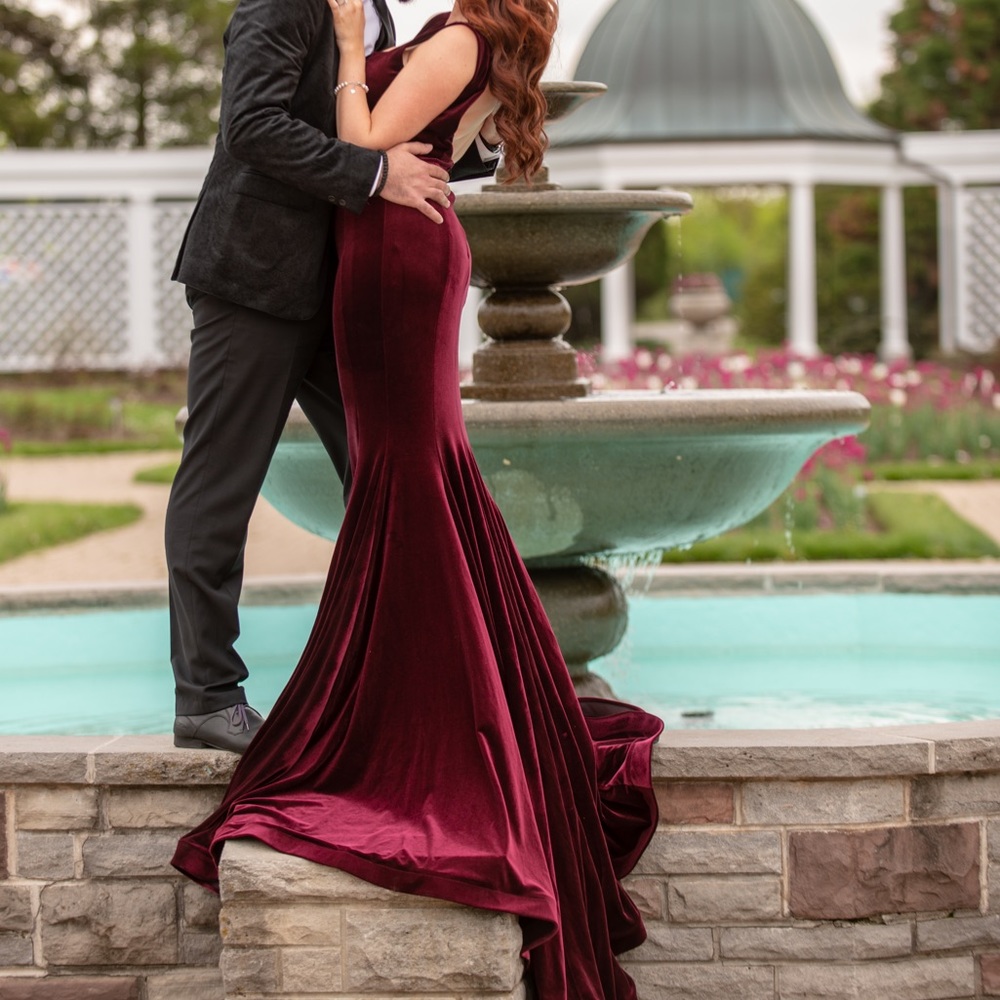 Velvet Evening Gown